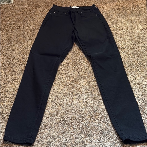 YMI Black Straight Leg Jeans Durable Denim - Picture 1 of 4